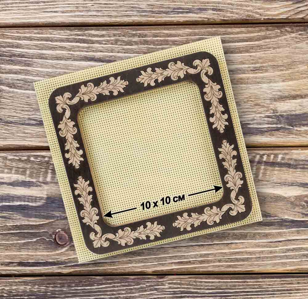 Magnetic embroidery hoops 10cm x 10cm or 3.9&quot;x3.9&quot; by Wonderland Crafts Wooden Hoop Frame on magnets  Perfect for Mill Hill embroidery!!!