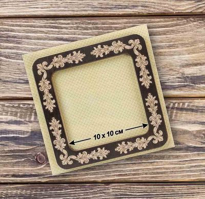 Magnetic embroidery hoops 10cm x 10cm or 3.9&quot;x3.9&quot; by Wonderland Crafts Wooden Hoop Frame on magnets  Perfect for Mill Hill embroidery!!!