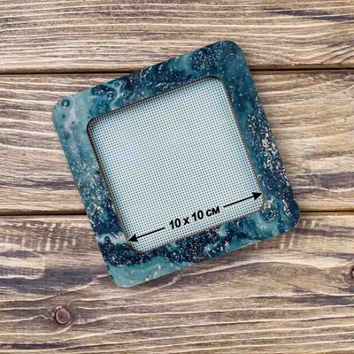 Magnetic embroidery hoops 10cm x 10cm or 3.9&quot;x3.9&quot; by Wonderland Crafts Wooden Hoop Frame on magnets  Perfect for Mill Hill embroidery!!!