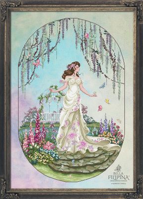 Lady Antheia by Bella Filipina Designs 2025 Special 10th Anniversary Design Counted cross stitch pattern