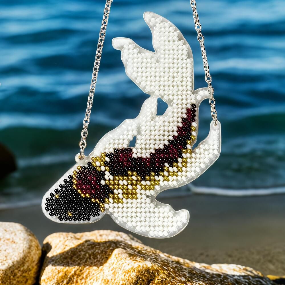 Koi Carp by Wonderland Crafts 2025 Double-sided beading kit on plastic base