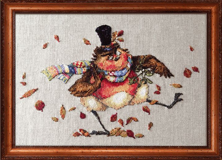 Robin&#39;s Jig by Nimuë Designer Annaïck Chauvel Fairy counted cross stitch Kit or Pattern