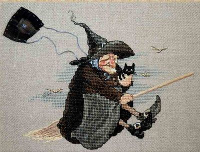 Babayaga by Nimuë Designer Annaïck Chauvel Fairytale counted cross stitch kit or pattern