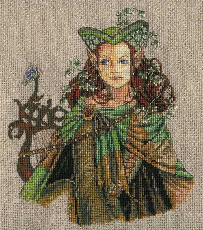 Gaewen by Nimuë Designer Annaïck Chauvel Counted cross stitch printed pattern or kit
