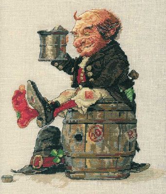 Cluricaun by Nimuë Designer Annaïck Chauvel Fairytale counted cross stitch pattern