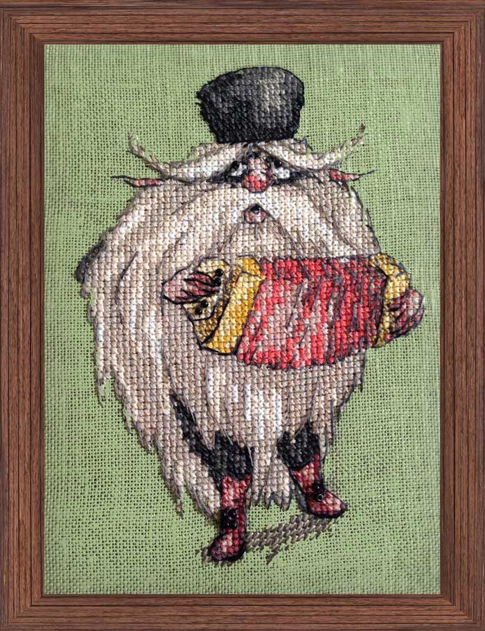 Le Domvoi de Russie (The Domvoi of Russia) - Robin&#39;s Orchestra by Nimuë Designer Annaïck Chauvel Fairytale counted cross stitch pattern