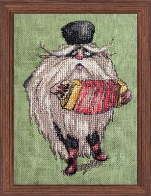 Le Domvoi de Russie (The Domvoi of Russia) - Robin&#39;s Orchestra by Nimuë Designer Annaïck Chauvel Fairytale counted cross stitch pattern