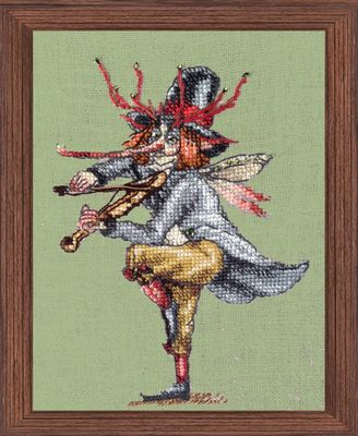 Gallois Du Tylwyth (The Welsh of Tylwyth) - Robin&#39;s Orchestra by Nimuë Designer Annaïck Chauvel Fairytale counted cross stitch pattern