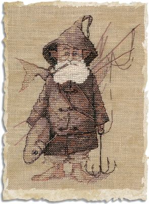 Le Pecheur (The Fisherman) by Nimuë Designer Annaïck Chauvel Fairytale counted cross stitch pattern