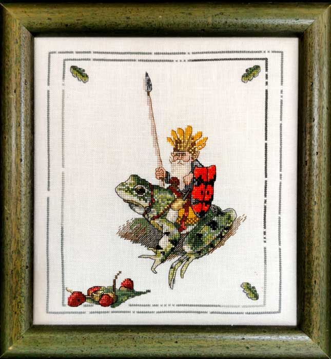 King Of The Elves (Le Roi des Lutins) by Nimuë Designer Annaïck Chauvel Fairytale counted cross stitch pattern