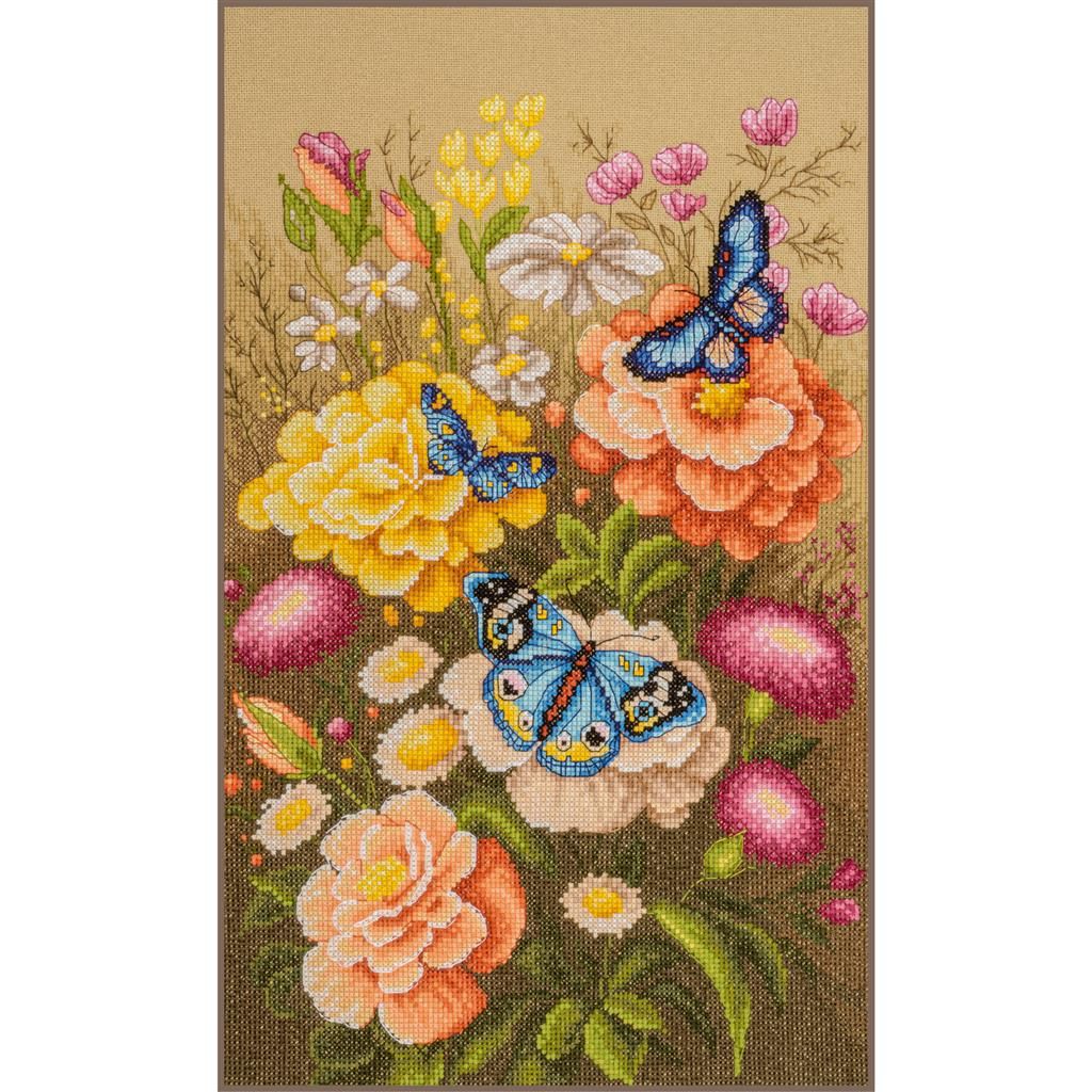 Mystic butterfly garden by Lanarte 2025 Home and Garden Collection Counted Cross Stitch kit