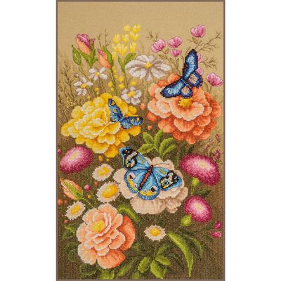 Mystic butterfly garden by Lanarte 2025 Home and Garden Collection Counted Cross Stitch kit
