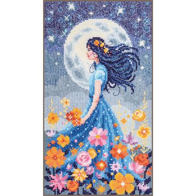 Girl with the moon by Vervaco 2025 Counted cross stitch kit