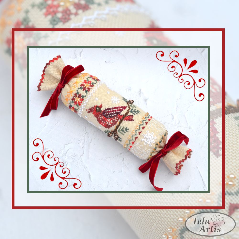 Winter guest Candy by Tela Artis Candies series Cross stitch embroidery kit