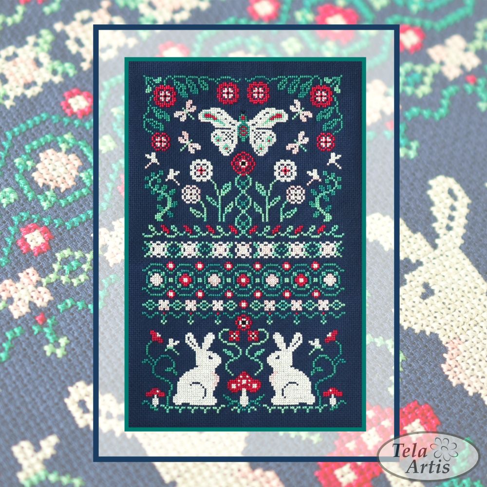 Summer night by Tela Artis Cross stitch embroidery kit