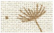 Brown/Potato Lugana Wish 25ct by Zweigart Fabric for embroidery 12&quot; x 18&quot; (Fat Eighth)