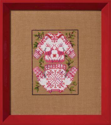 Christmas Sweaters by Nora Corbett 2025 Christmas Fair Isle Red Collection Сross stitch pattern