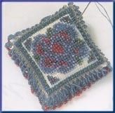 Victorian Posey Beaded Pin Pillows by Mill Hill Special Edition Kits 2003