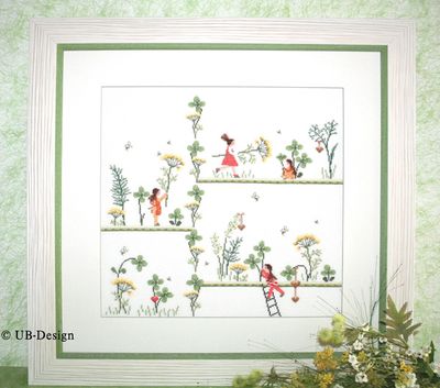 Gartenzeit (Gardening time) by UB-Design (Germany) Counted cross-stitch pattern