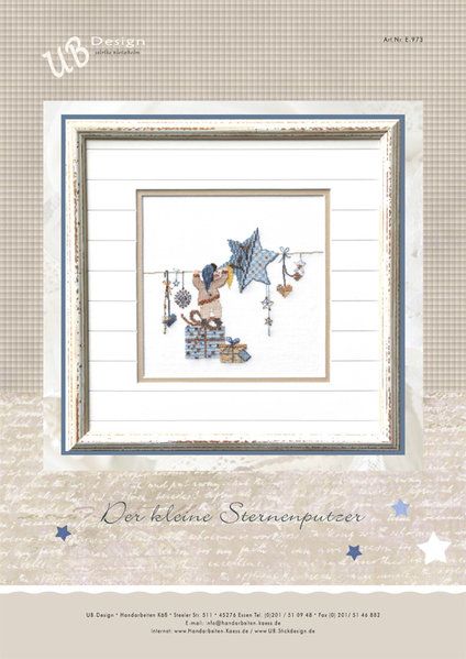 Der kleine Sternenputzer (The Little Star Cleaner) by UB-Design (Germany) Counted cross-stitch pattern