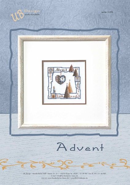 Advent by UB-Design 2013 Counted cross-stitch pattern