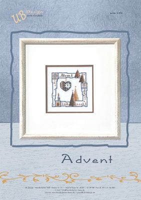 Advent by UB-Design 2013 Counted cross-stitch pattern