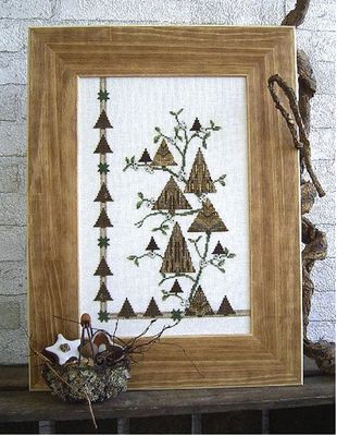 Tannenglanz im Mistelzweig (Fir shine in the mistletoe) by UB-Design (Germany) Counted cross-stitch pattern