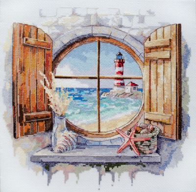 Whisper of the wind by Abris Art Deco Scenes Collection. Counted Cross Stitch Kit