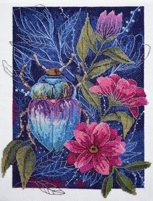 Misty evening by Abris Art Deco Scenes Collection. Counted Cross Stitch Kit