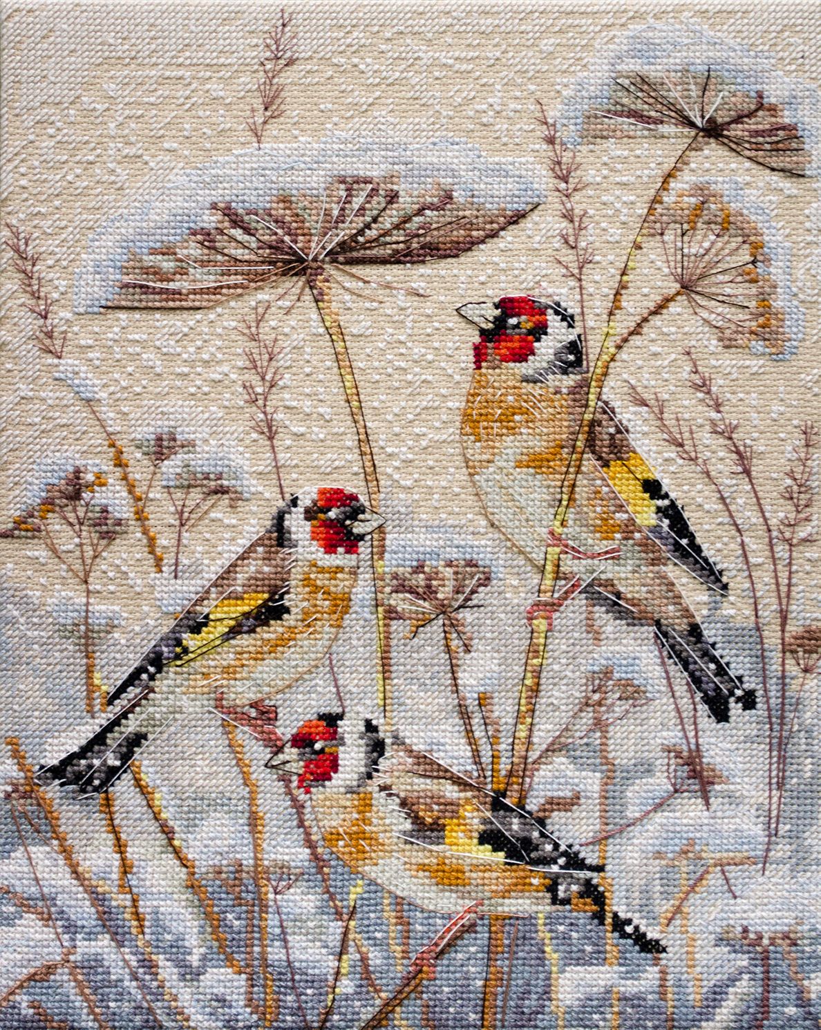 A quiet blizzard by Abris Art Deco Scenes Collection Counted Cross Stitch Kit