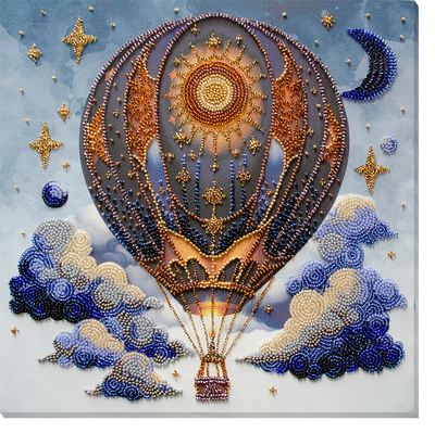 Air adventures by Abris Art. Deco Scenes Collection. Bead Embroidery Kit