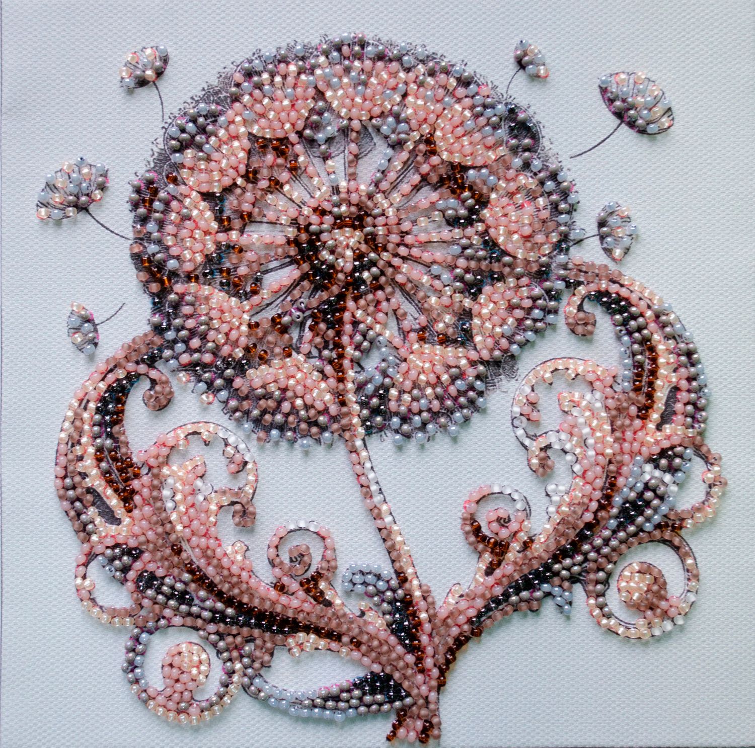 Weightless tenderness by Abris Art Deco Scenes Collection Mini Bead Embroidery Kit