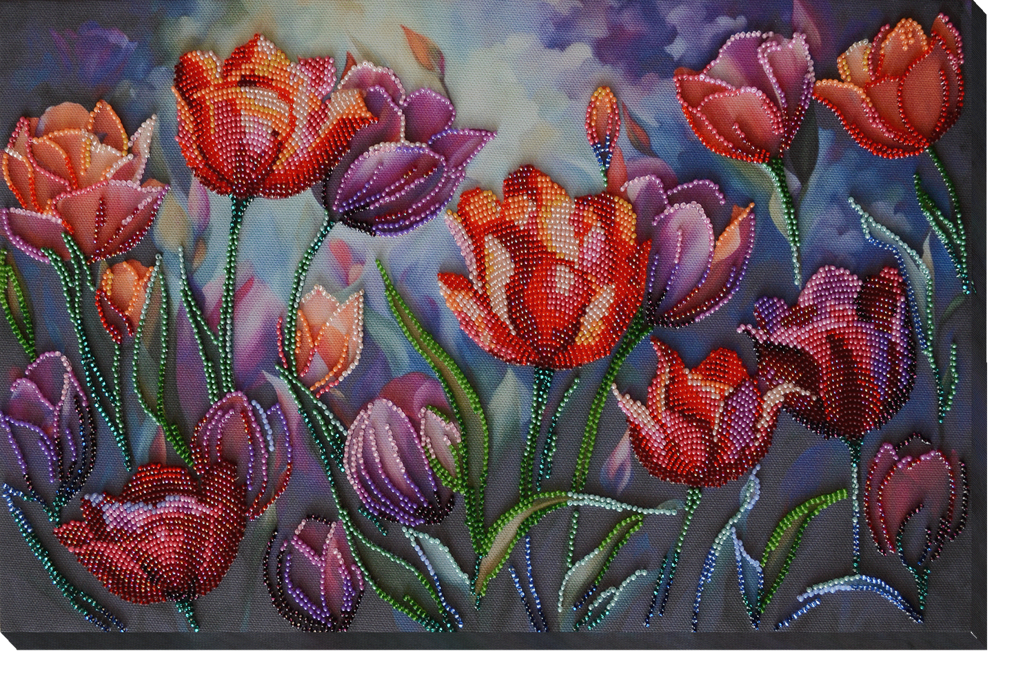 An inspiring palette by Abris Art. Deco Scenes Collection. Bead Embroidery Kit