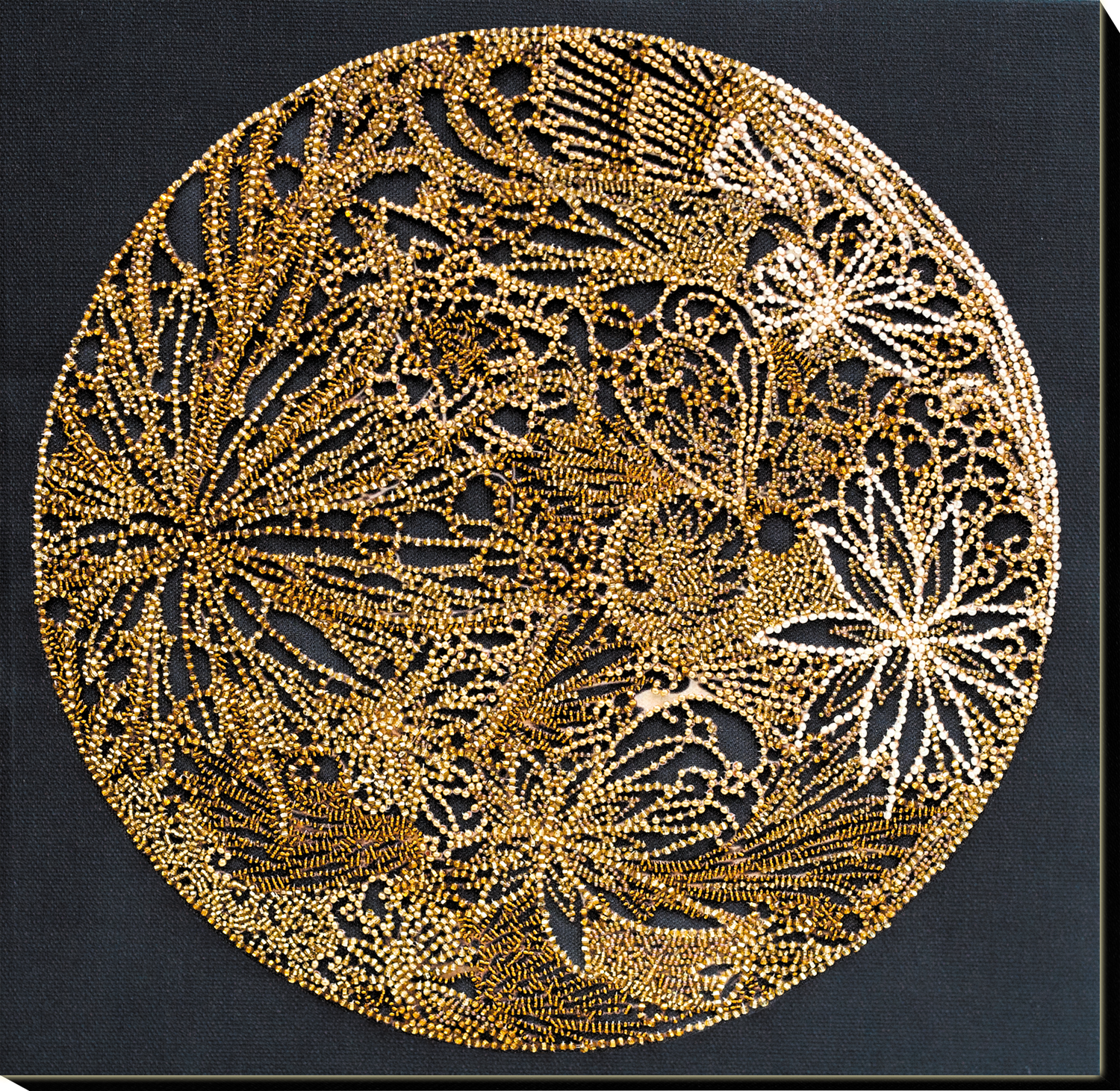 Moon filigree by Abris Art. Deco Scenes Collection. Bead Embroidery Kit
