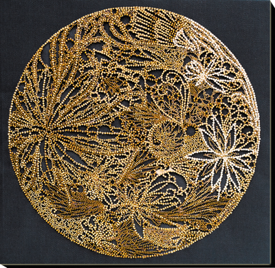 Moon filigree by Abris Art. Deco Scenes Collection. Bead Embroidery Kit
