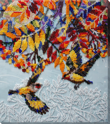 Under the viburnum by Abris Art. Deco Scenes Collection. Bead Embroidery Kit
