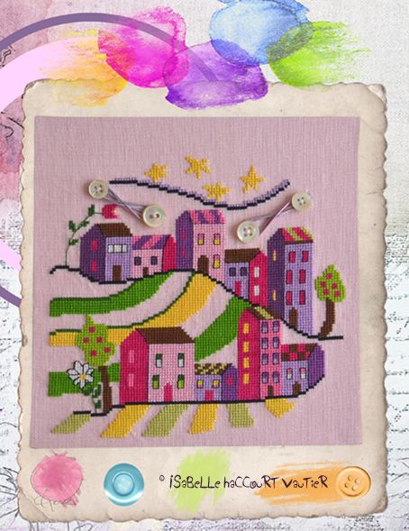 Rosée Printanière (Spring Dew) by Isabelle Haccourt Vautier Collection Colorisa Printed cross stitch pattern