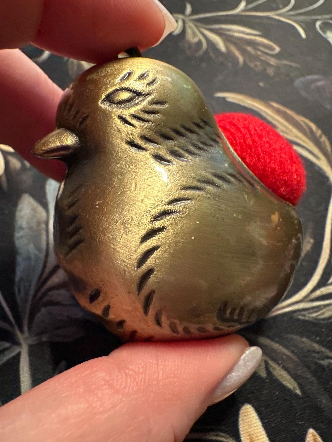Vintage Bird Pincushion Vintage Collection by RTO Old World Replica Tool