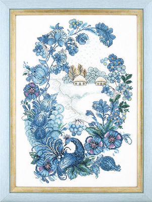 Frosty design by Momentos Magicos/Charivna Mit Counted cross stitch kit