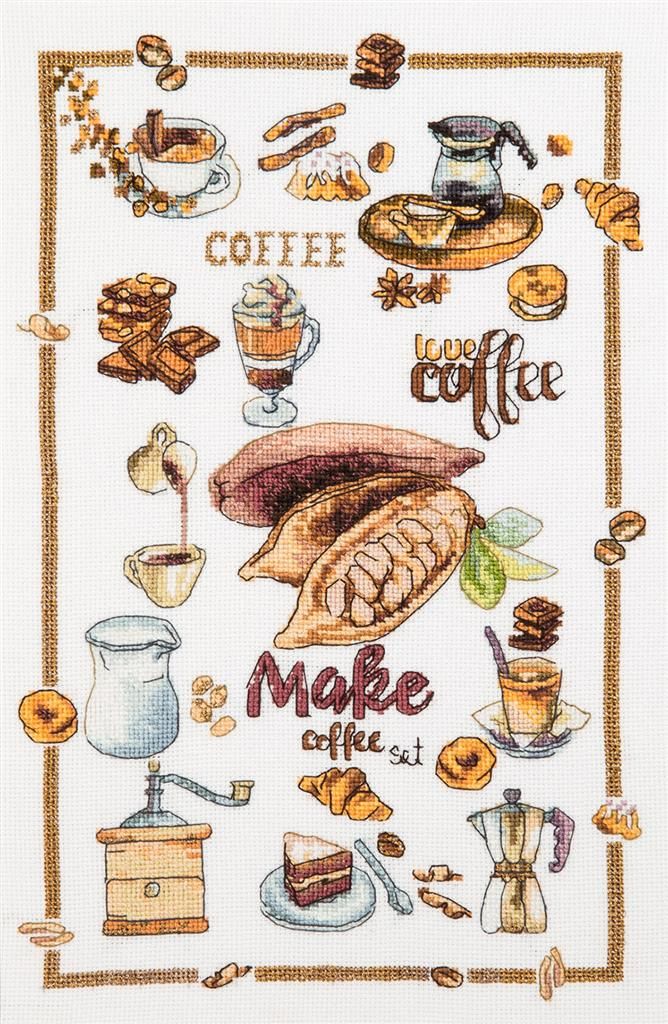 Delicious stories by Momentos Magicos/Charivna Mit Counted cross stitch kit