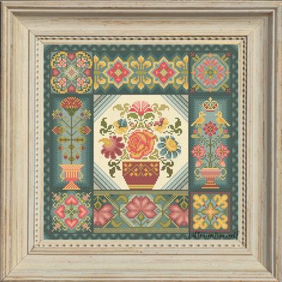 Aurora Summer Garden Sampler by MilleFleur 2023 Cross Stitch Pattern