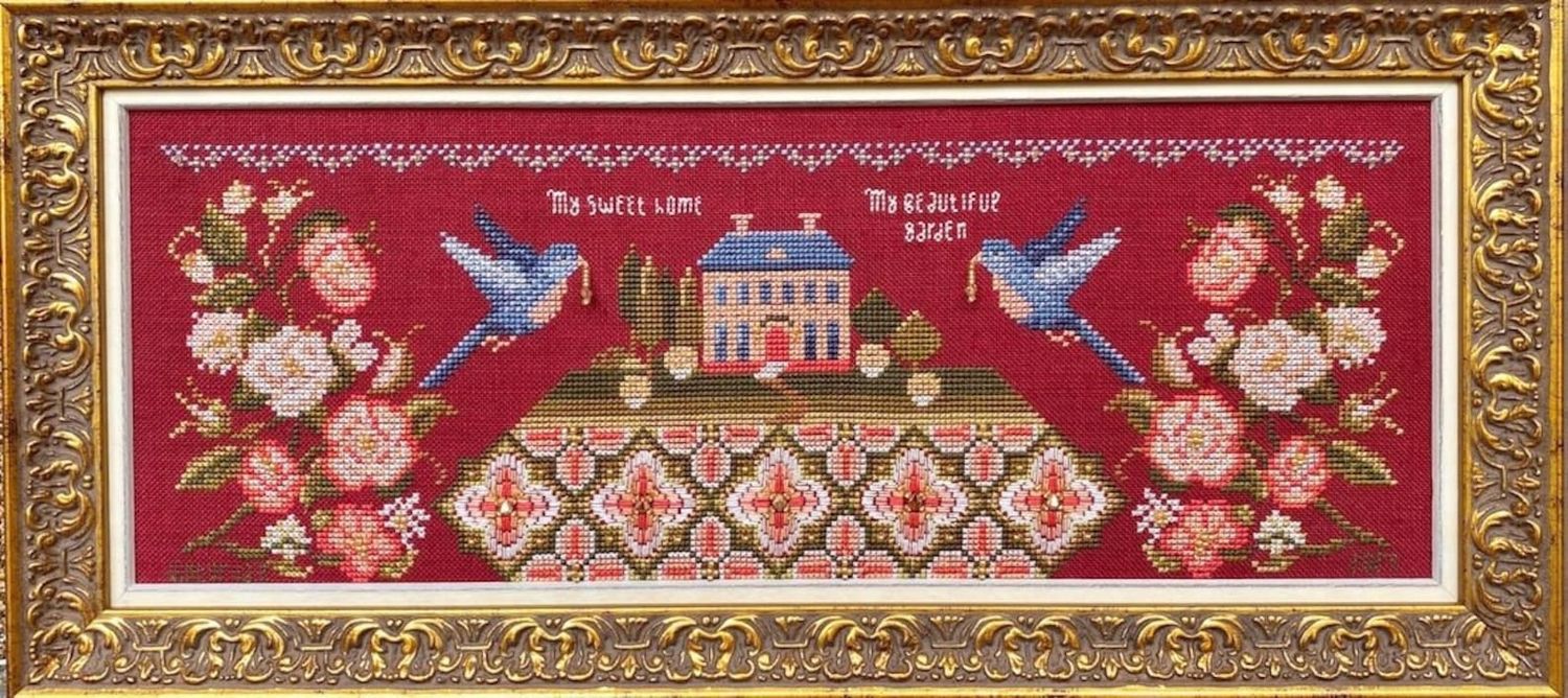 The Lady Gardener by MilleFleur 2024 Cross Stitch Pattern, Embellishment Pack