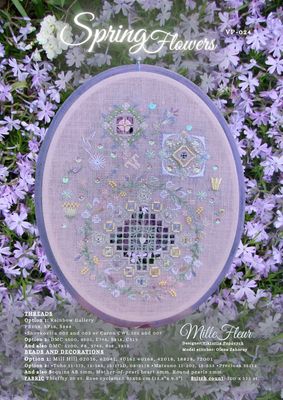 Spring flowers by MilleFleur 2024 Cross Stitch Pattern