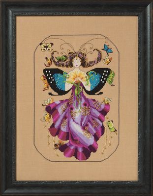 Mira Fairy by Mirabilia Designs The Dreamers Collection 2025 designer Nora Corbett Counted cross stitch pattern, Embellishment Pack