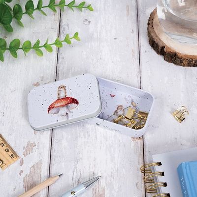 Fun-Gi by Wrendale Designs Mouse Mini Tin for Needles &amp; Notions