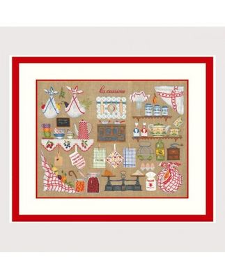 Kitchen by Le Bonheur des Dames Kitchen petit point Collection Counted cross stitch kit