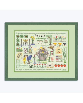 Spring by Le Bonheur des Dames Season Collection Counted cross stitch kit