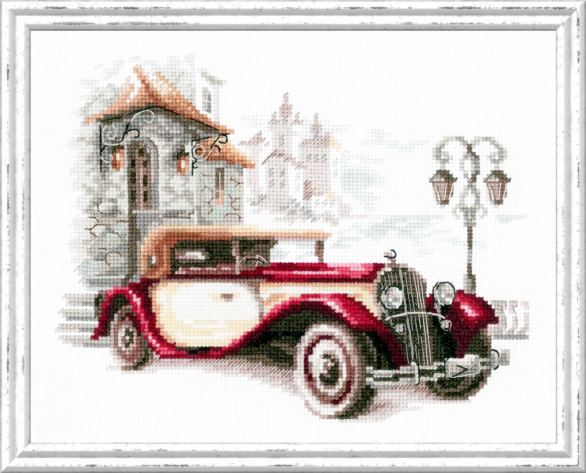 Retro Cadillac by Magic Needle 2018 Retro Counted cross stitch kit