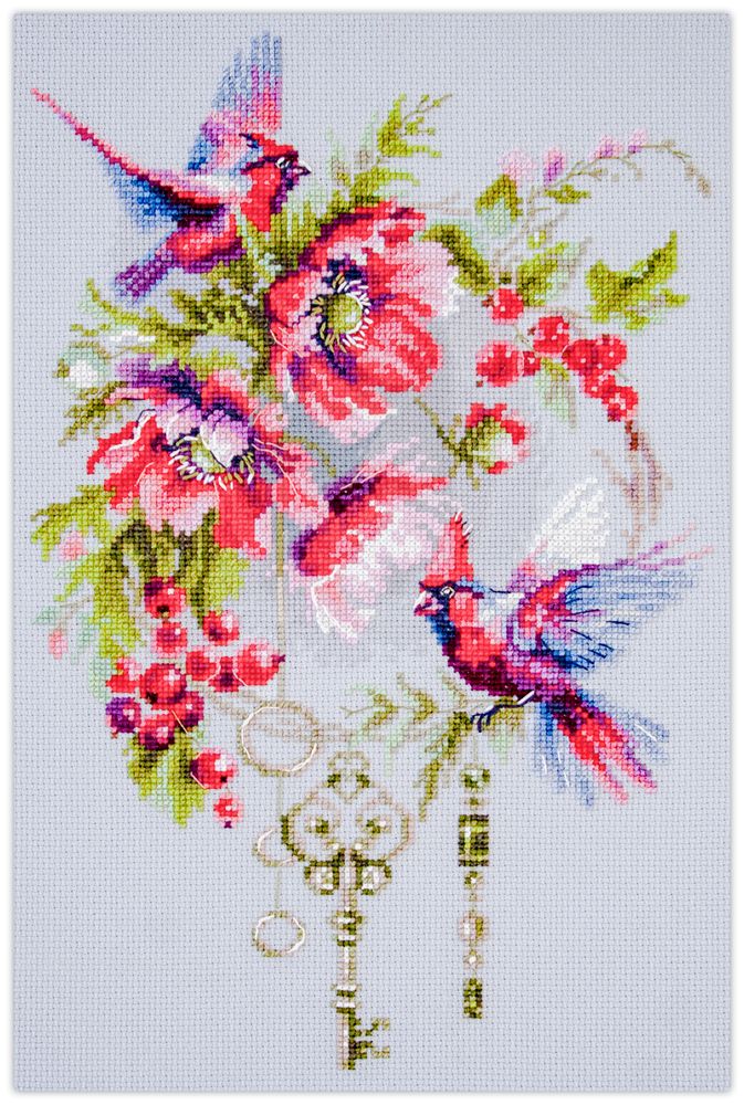 Keys to be Happy by Magic Needle 2025 Counted cross stitch kit