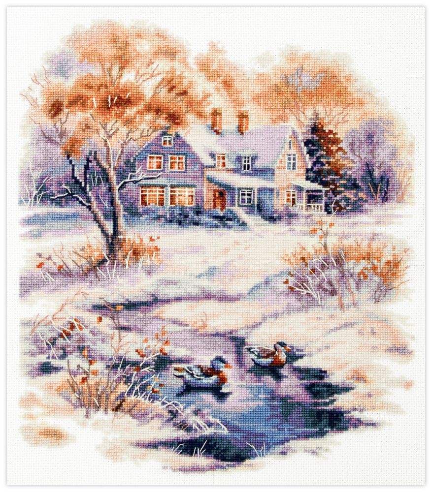 Early Winter by Magic Needle 2025 Winter vibe counted cross stitch kit